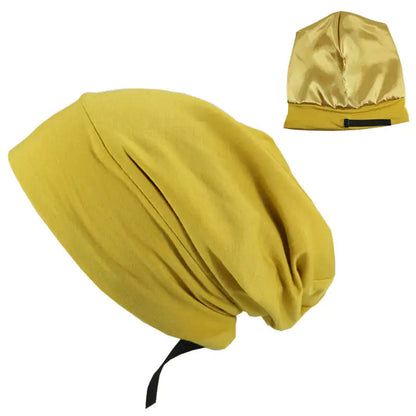 Spring And Autumn Adjustable Men's Satin Lined Hood