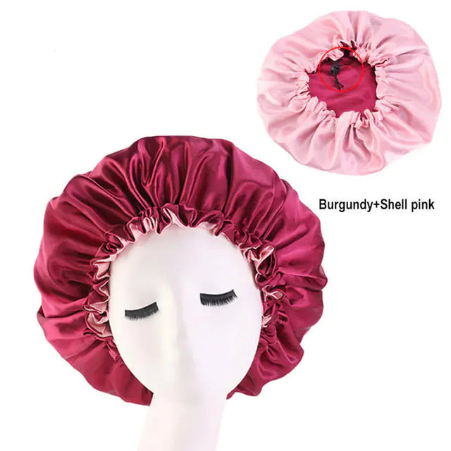 2MG Satin Sleeping/Shower Cap