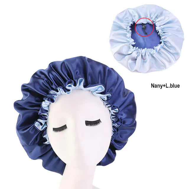 2MG Satin Sleeping/Shower Cap