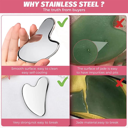 Stainless Steel Gua Sha Facial Tool