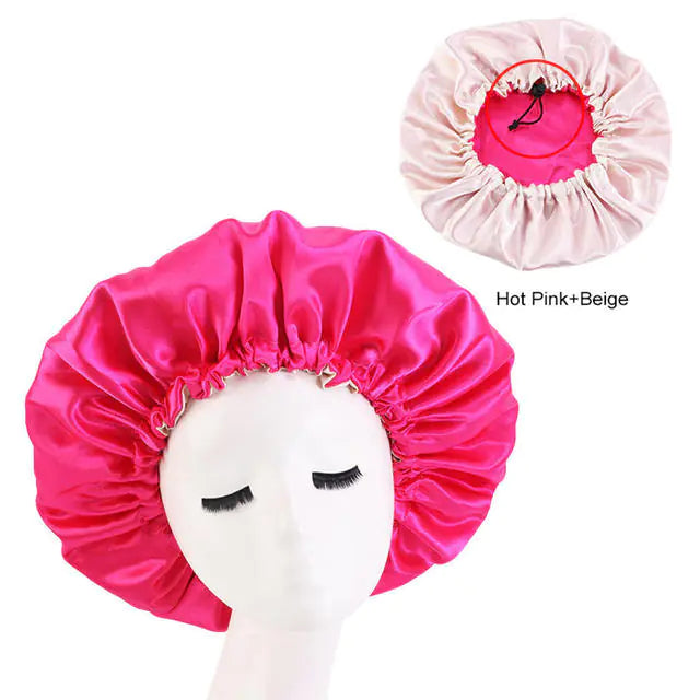 2MG Satin Sleeping/Shower Cap