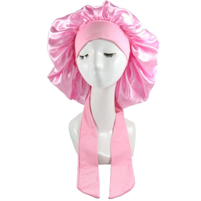 2MG Satin Sleeping/Shower Cap