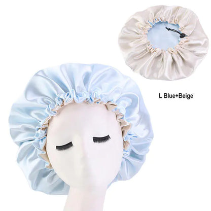 2MG Satin Sleeping/Shower Cap