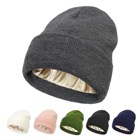 2MG Silk Satin Beanie Hat